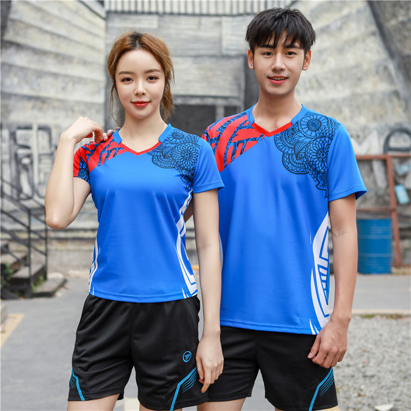 Table Tennis Uniform - Nieuwe Tenis Shirt Mannen/Vrouwen, Badminton Tshirt,