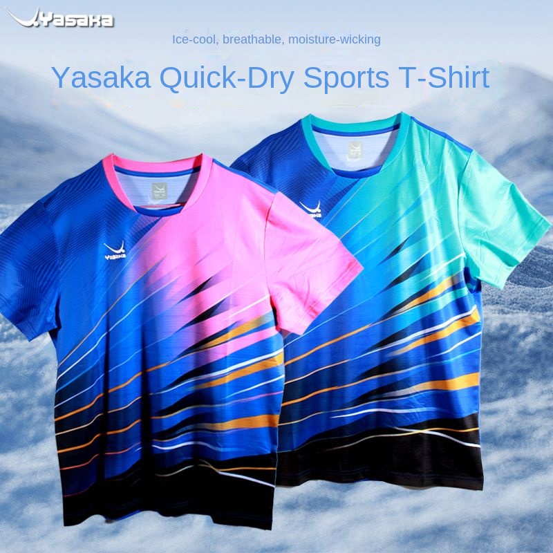 Table Tennis Uniform - Yasaka Tafeltennis Trainingswedstrijd Sportuniform, Sneldrogend T-Shirt