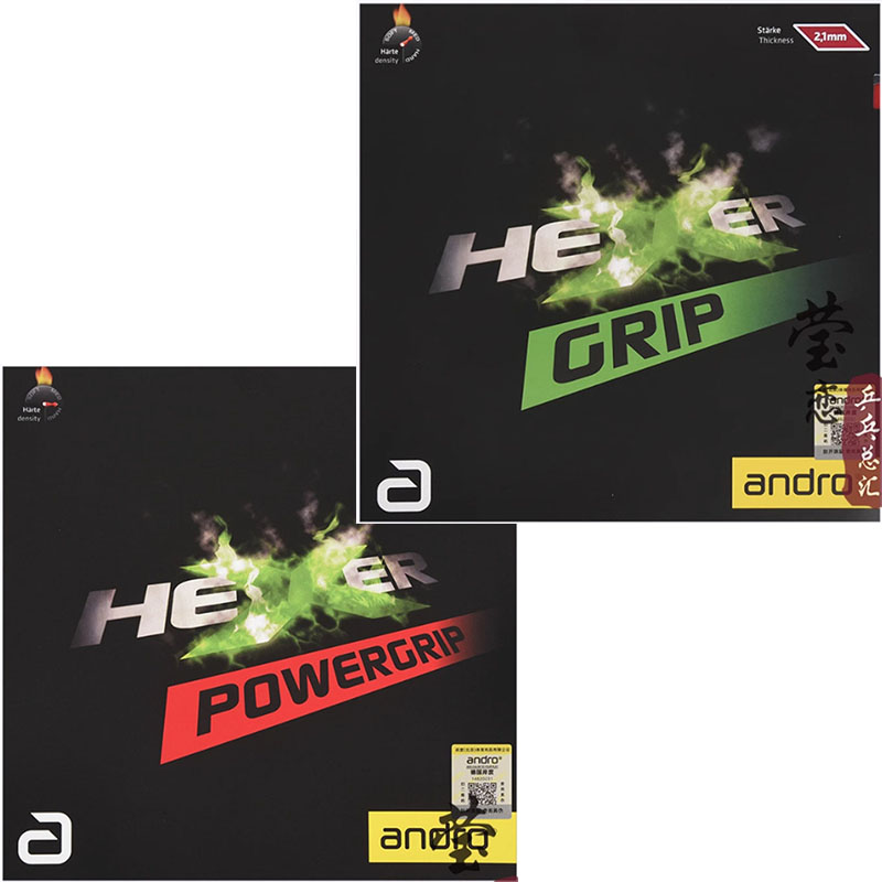 Table Tennis Rubber - Andro HEXER GRIP tafeltennisrubber niet-kleverige snelle