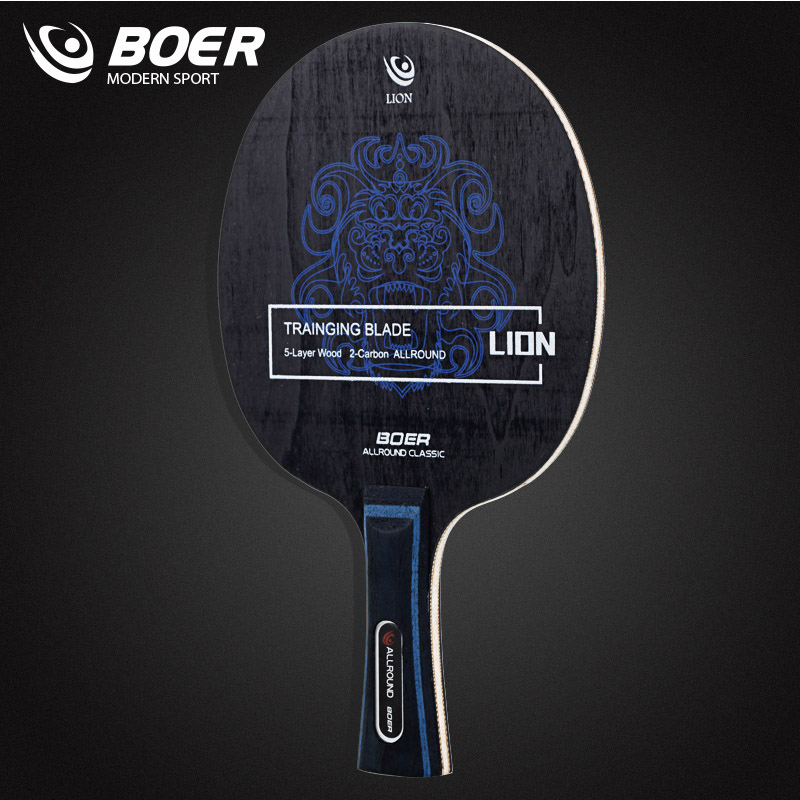 Table Tennis Eleven - Boer Lion Tafeltennisblad 5+2 Houten Pingpongblad