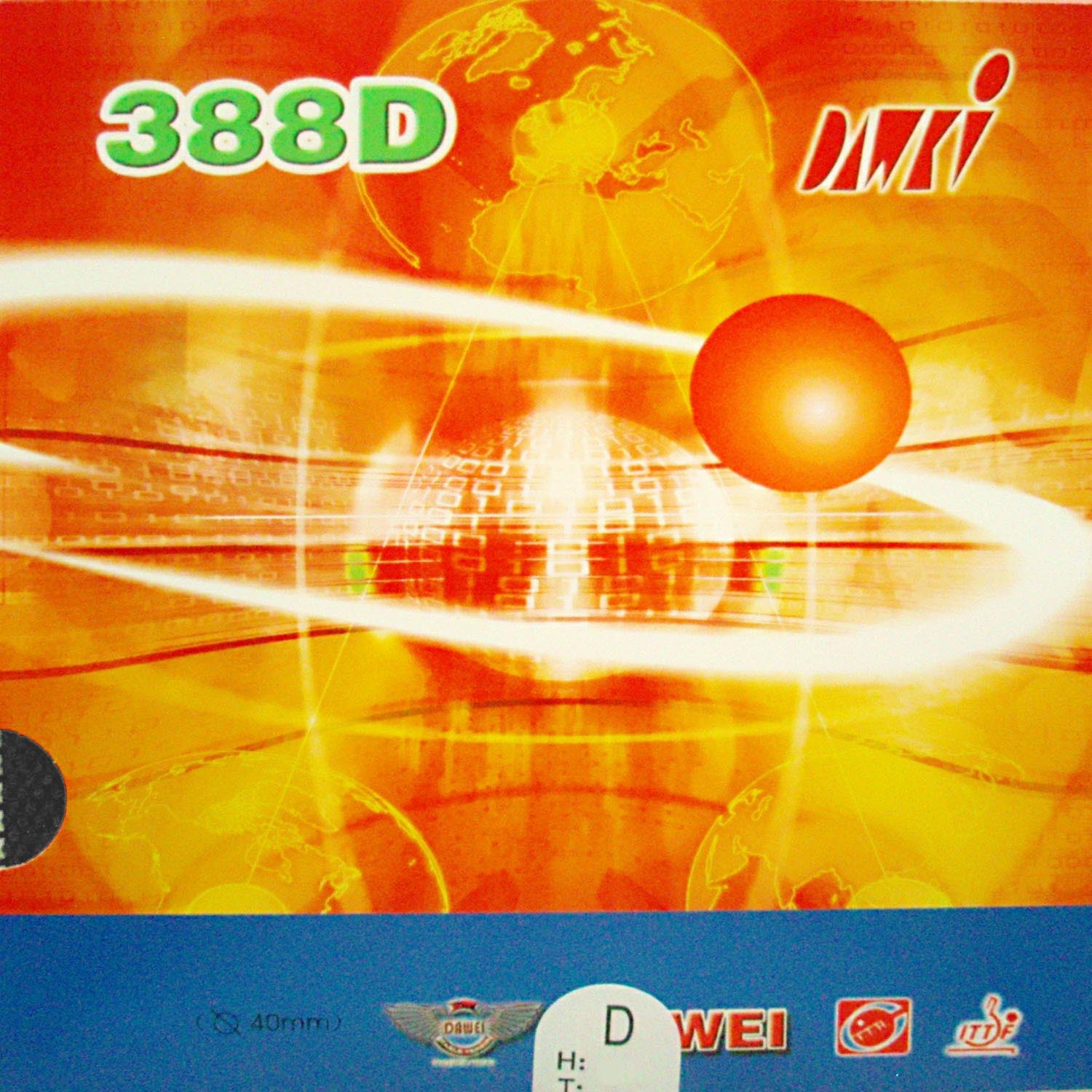 Table Tennis Defense - Originele dawei 388D vreemde lange noppen