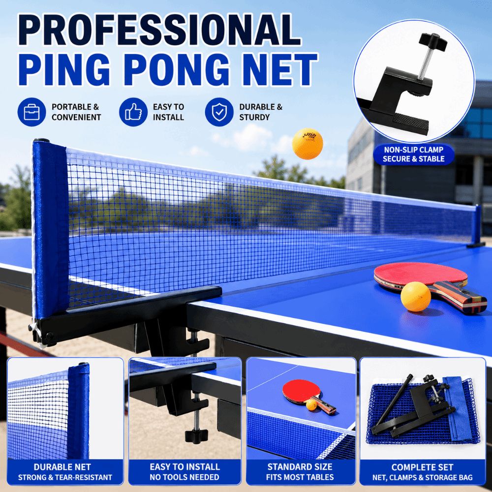 Table Tennis Post - Standaard tafeltennisnet Opvouwbare paal Verdikt pingpongnnet