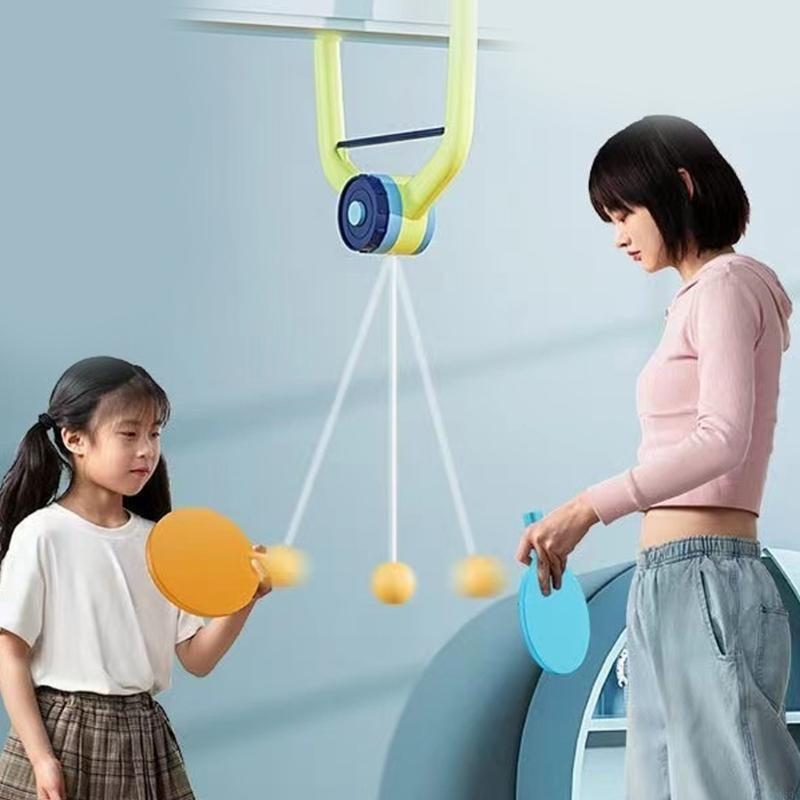 Table Tennis For Kids - M89C Hanging Table Tennis Trainer Set
