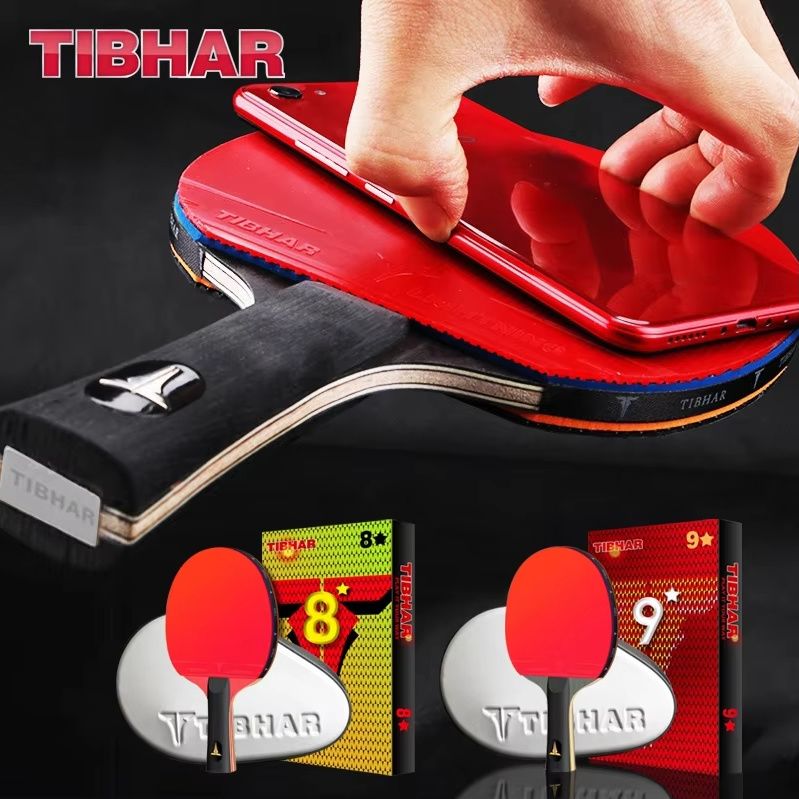 Table Tennis For Kids - TIBHAR professionele tafeltennisrackets (6-sterren/7-sterren/8-sterren/9-sterren koolstofvezelserie) -