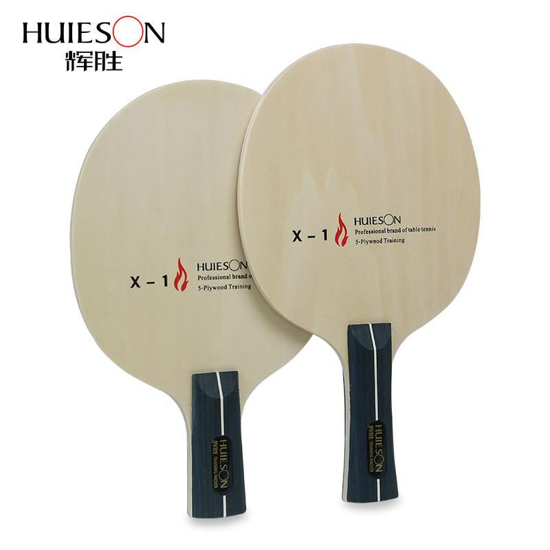 Table Tennis Basic - Huieson-5 houten tafeltennisblad, lichtgewicht en niet-veerkrachtig