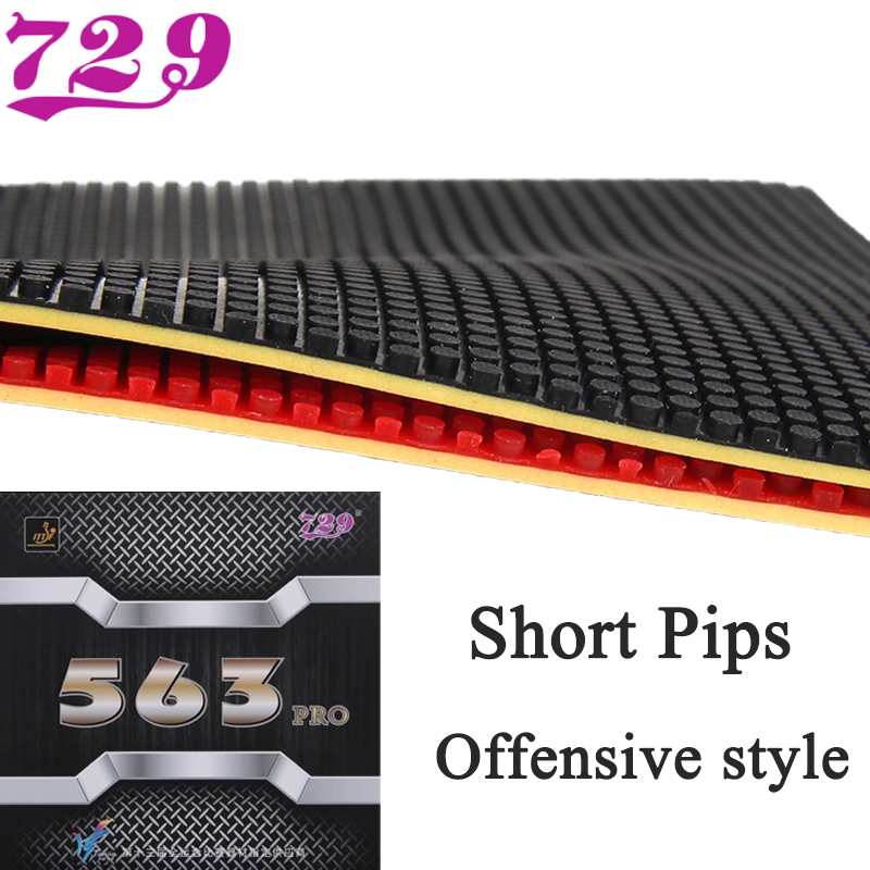 Table Tennis Rubber - 729 Friendship 563PRO Tafeltennisrubber Pips -