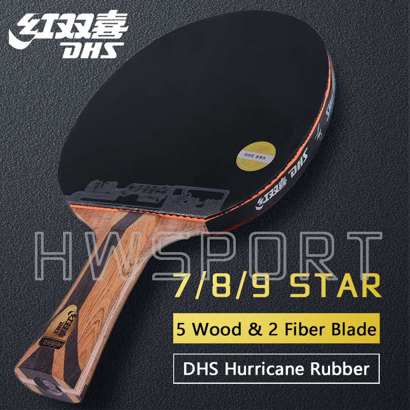 Table Tennis Bat Butterfly - Originele DHS 7 Ster Tafeltennis Racket