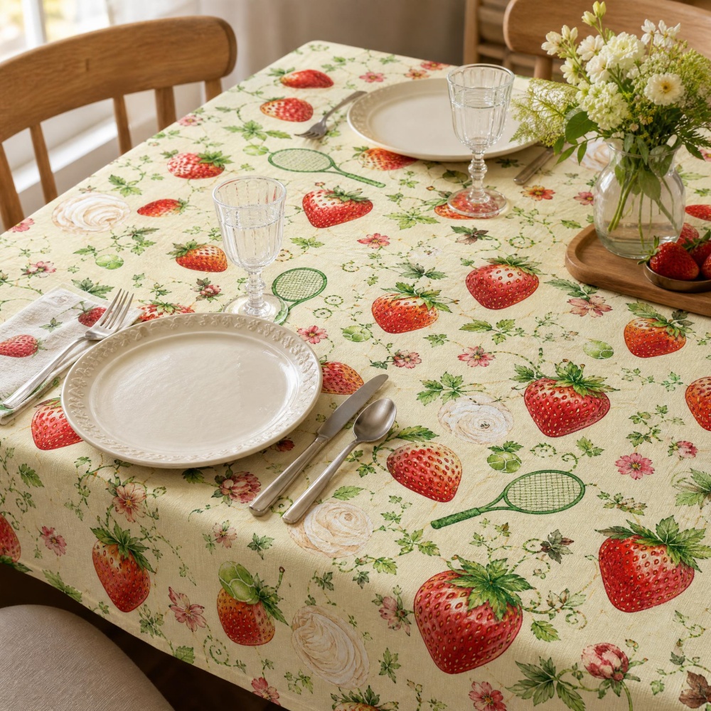 Aardbei Bloemen Tafelkleed Ret - Table Tennis News Today recensie en prijs