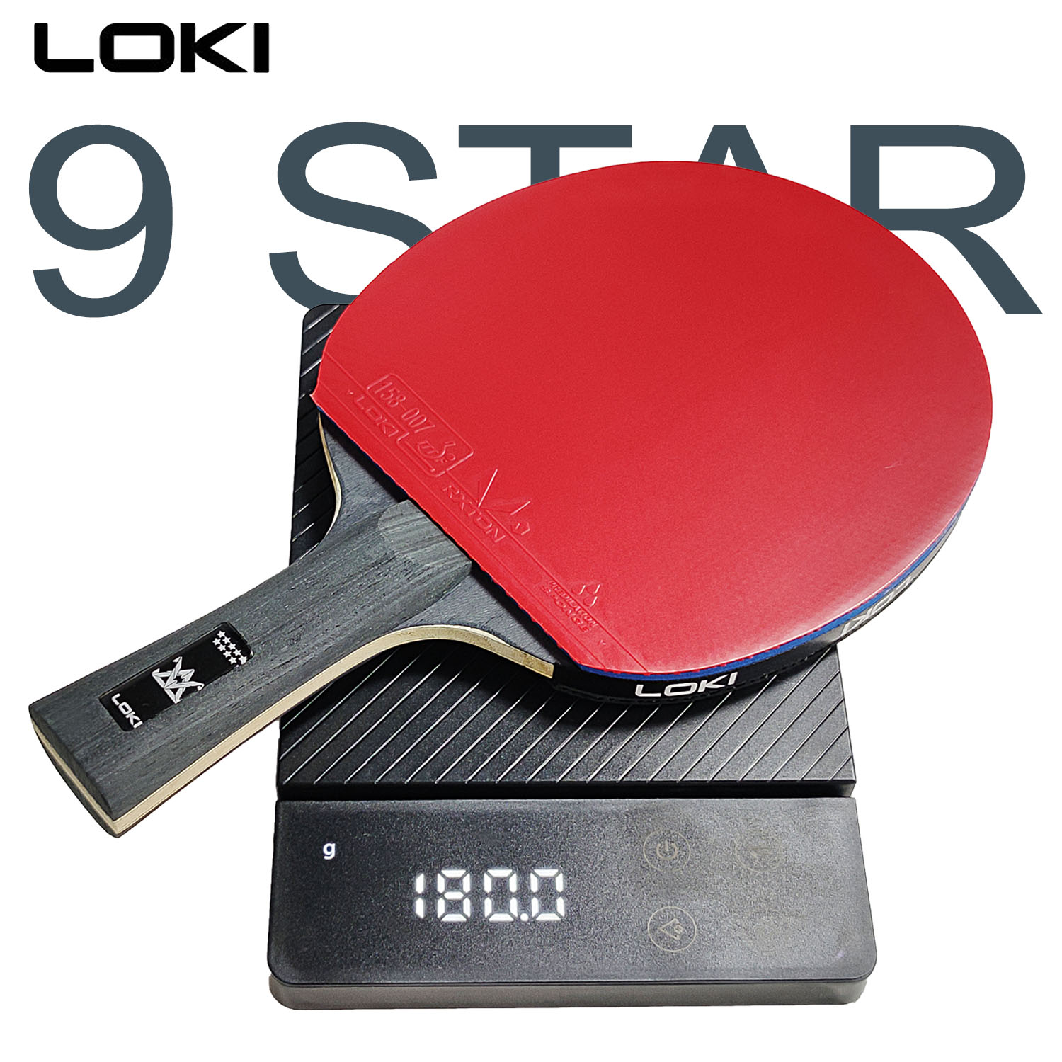 LOKI 9 Ster Tafeltennisracket  - Table Tennis Bat Butterfly recensie en prijs
