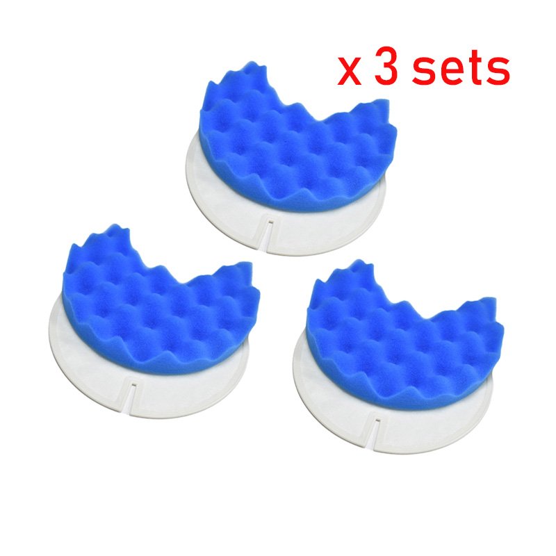 3 sets schuim & hepa filter vo - Rubber Cleaner Foam recensie en prijs