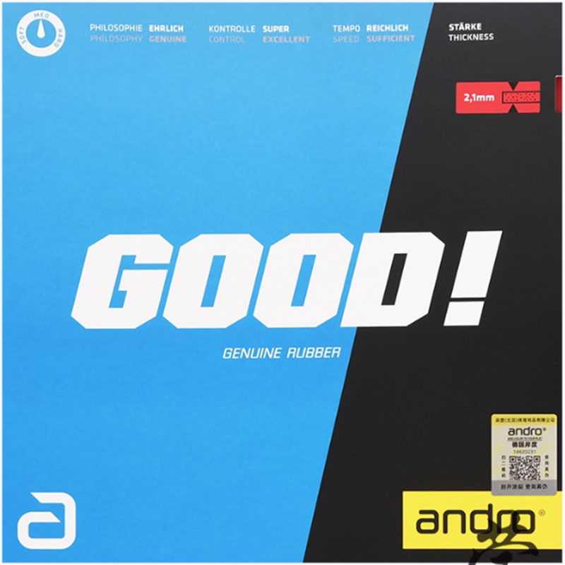 Andro GOOD Tafeltennisrubber N - Table Tennis Rubber recensie en prijs