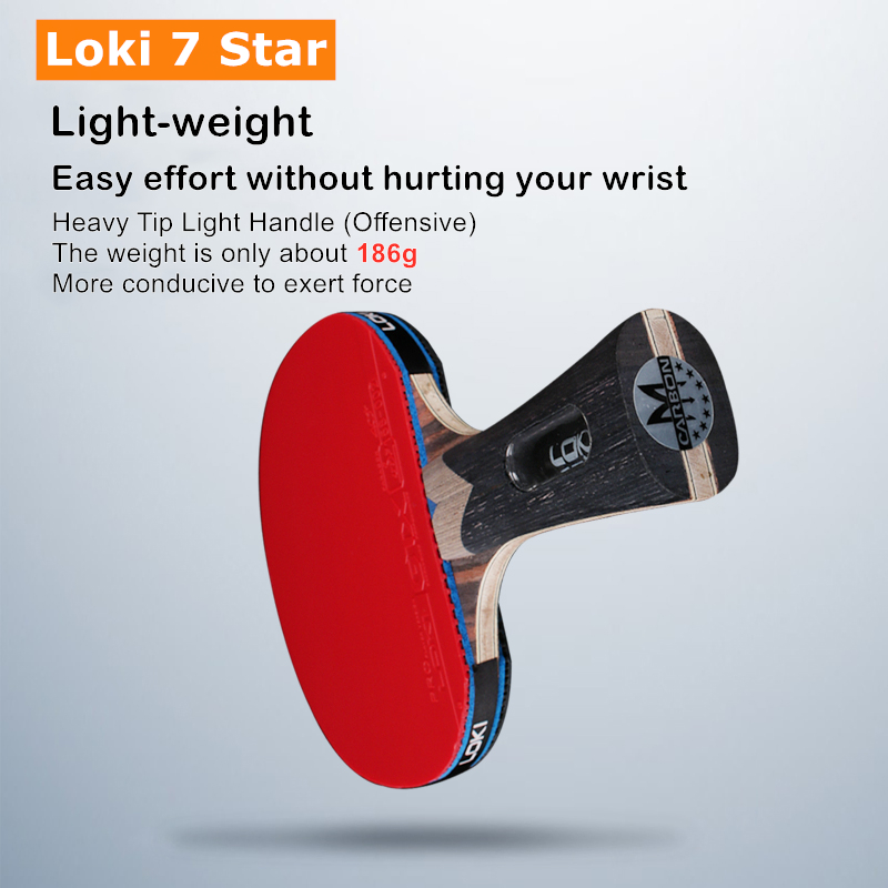 Loki 7 Ster Tafeltennis Racket - Table Tennis Bat Butterfly recensie en prijs