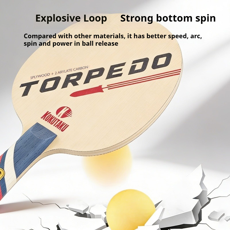 KOKUTAKU TORPEDO Tafeltennisbl - Table Tennis Training recensie en prijs