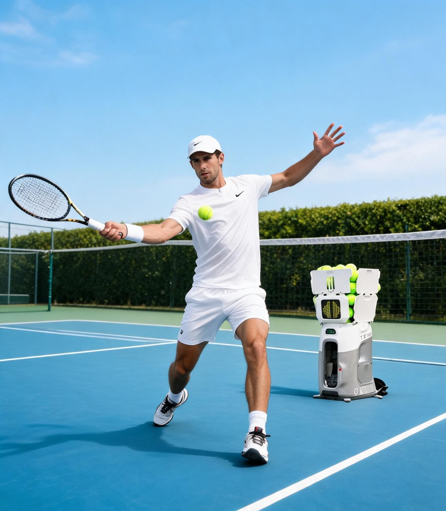 Hot Tenniix Tennisbalmachine:  - Robot Ball Machine recensie en prijs