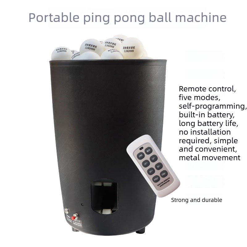 Draagbare tafeltennisbalmachin - Robot Ball Machine recensie en prijs