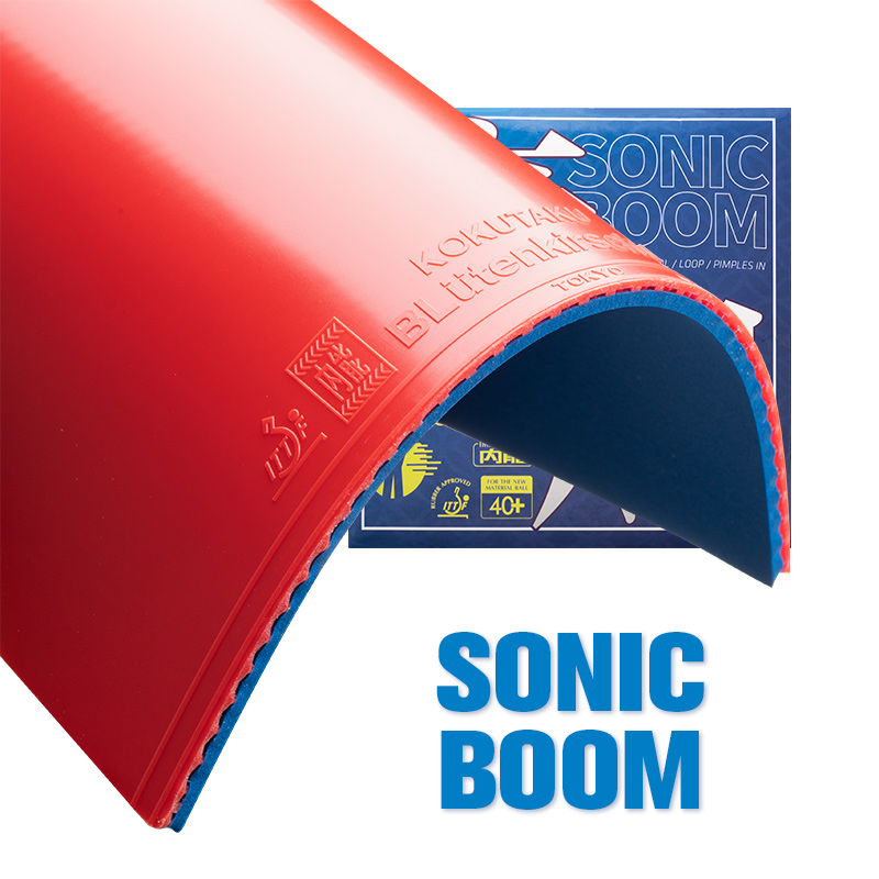KOKUTAKU BLUE SONIC BOOM Tafel - Table Tennis Bat Butterfly recensie en prijs