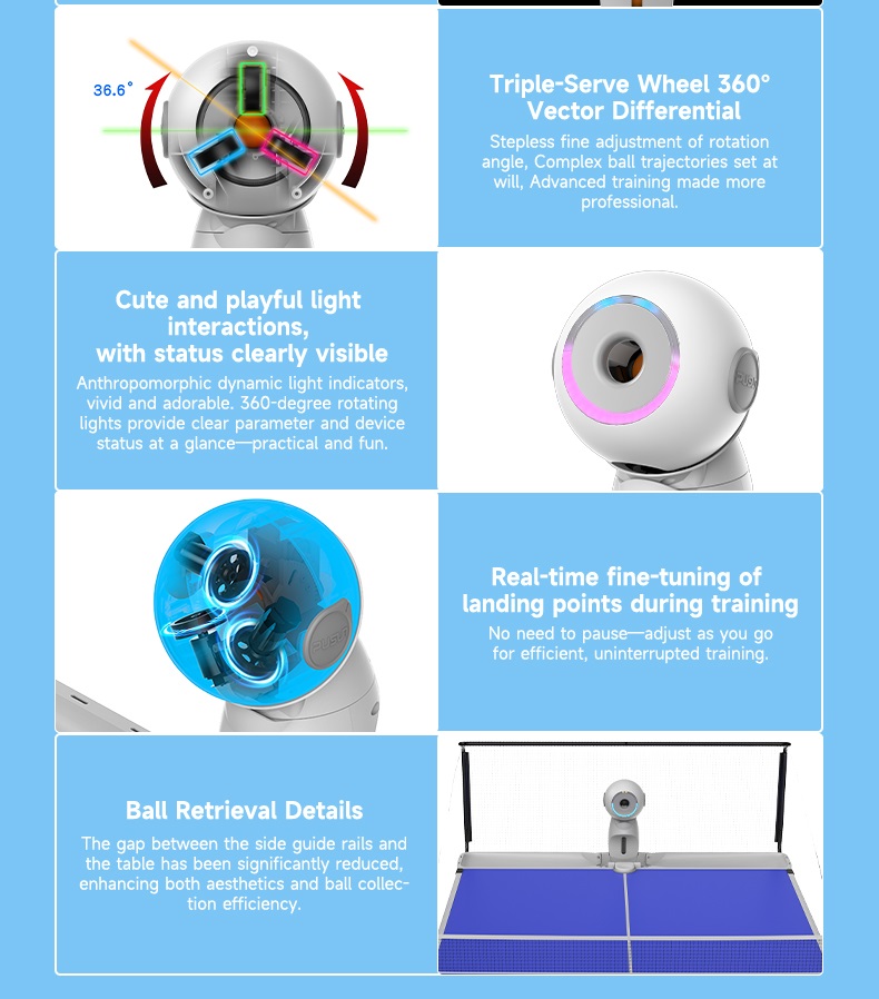 Geüpgradede elektrische intell - Table Tennis Balls recensie en prijs